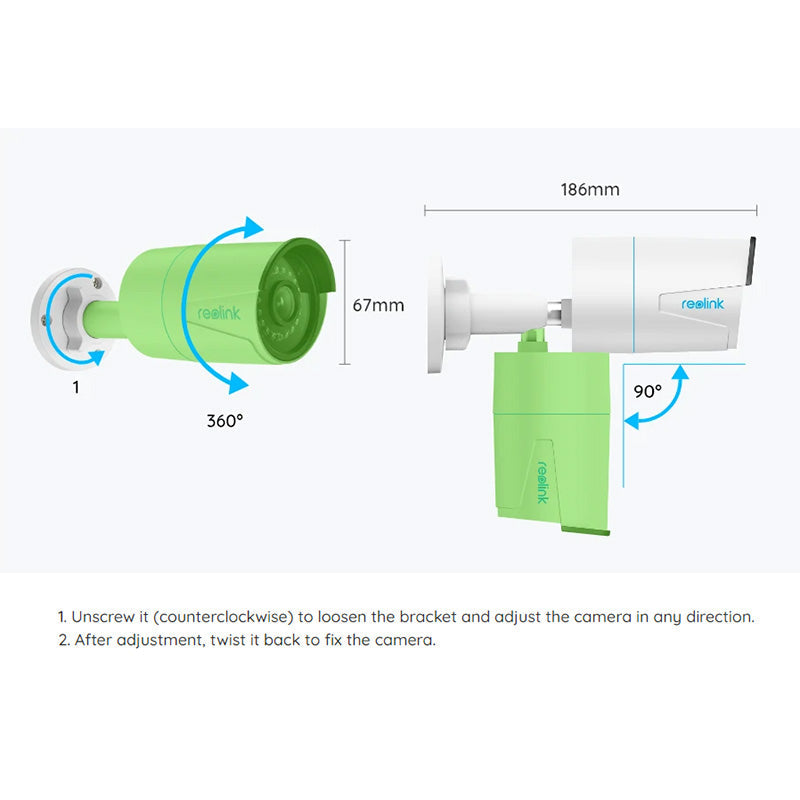 RLC-510A Reolink 5MP PoE IP Camera with Person/Vehicle Detection By Reolink - Buy Now - AU $71.25 At The Tech Geeks Australia