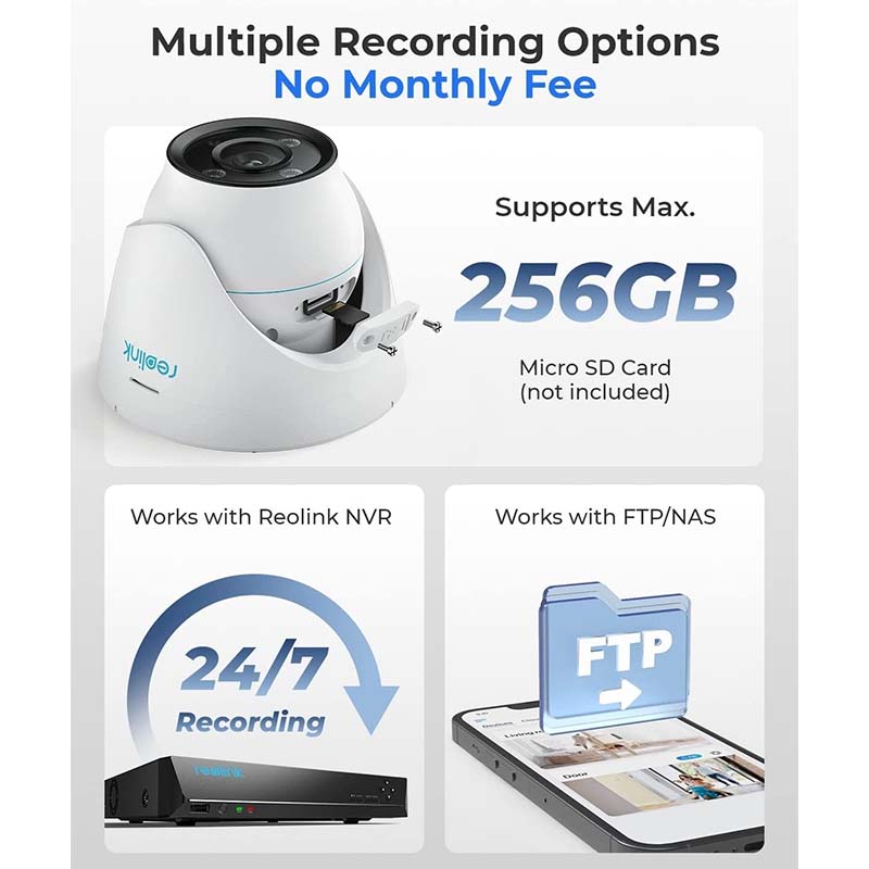 RLC-833A Reolink 4K Security IP Camera with Color Night Vision By Reolink - Buy Now - AU $150.43 At The Tech Geeks Australia