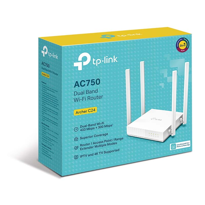 ARCHER C24 TP-Link AC750 Dual-Band Wi-Fi Router By TP-LINK - Buy Now - AU $42.51 At The Tech Geeks Australia