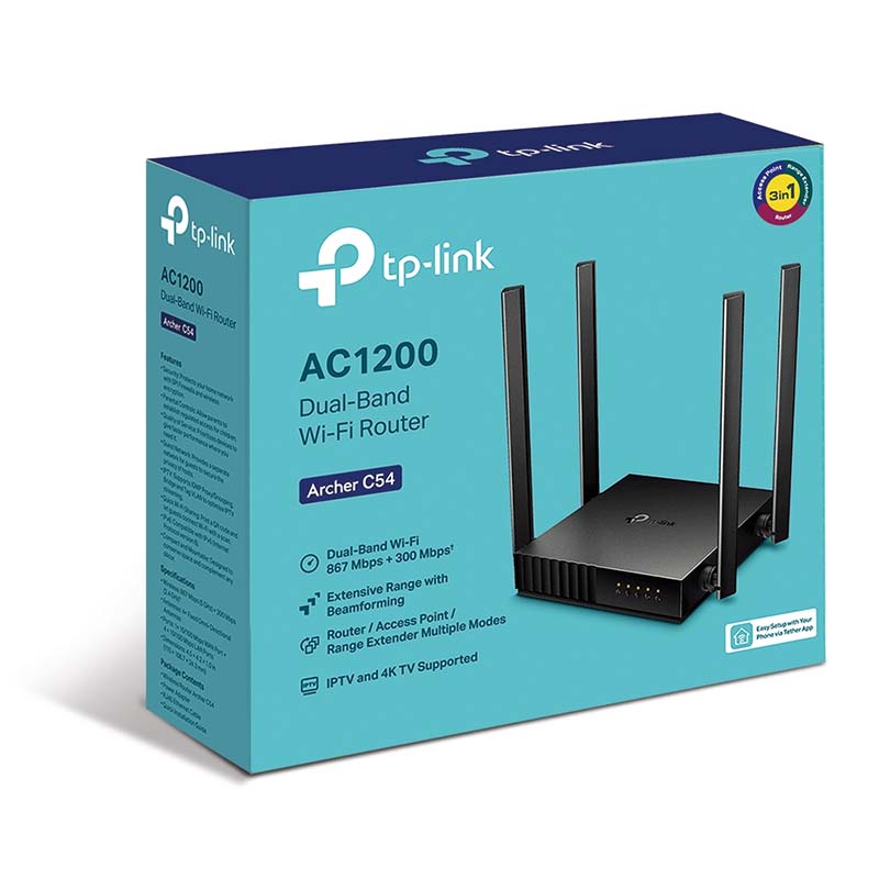 ARCHER C54 TP-Link AC1200 Dual-Band Wi-Fi Router By TP-LINK - Buy Now - AU $51.12 At The Tech Geeks Australia