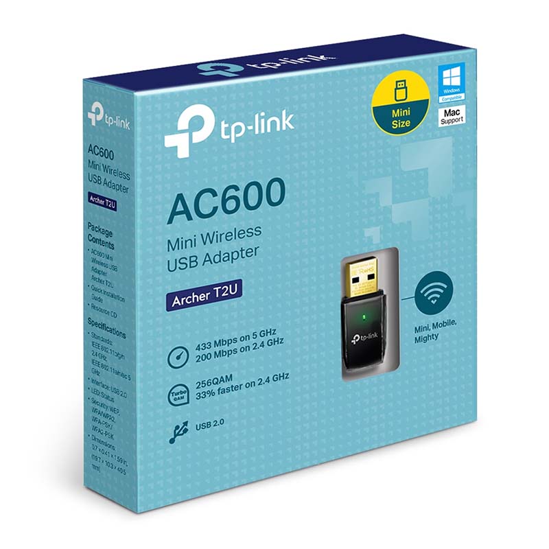 ARCHER T2U TP-Link AC600 Wireless Dual Band USB Adapter By TP-LINK - Buy Now - AU $22.35 At The Tech Geeks Australia