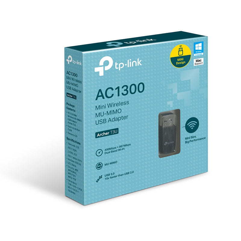 ARCHER T3U TP-Link AC1300 Mini Wireless MU-MIMO USB Adapter By TP-LINK - Buy Now - AU $37.21 At The Tech Geeks Australia