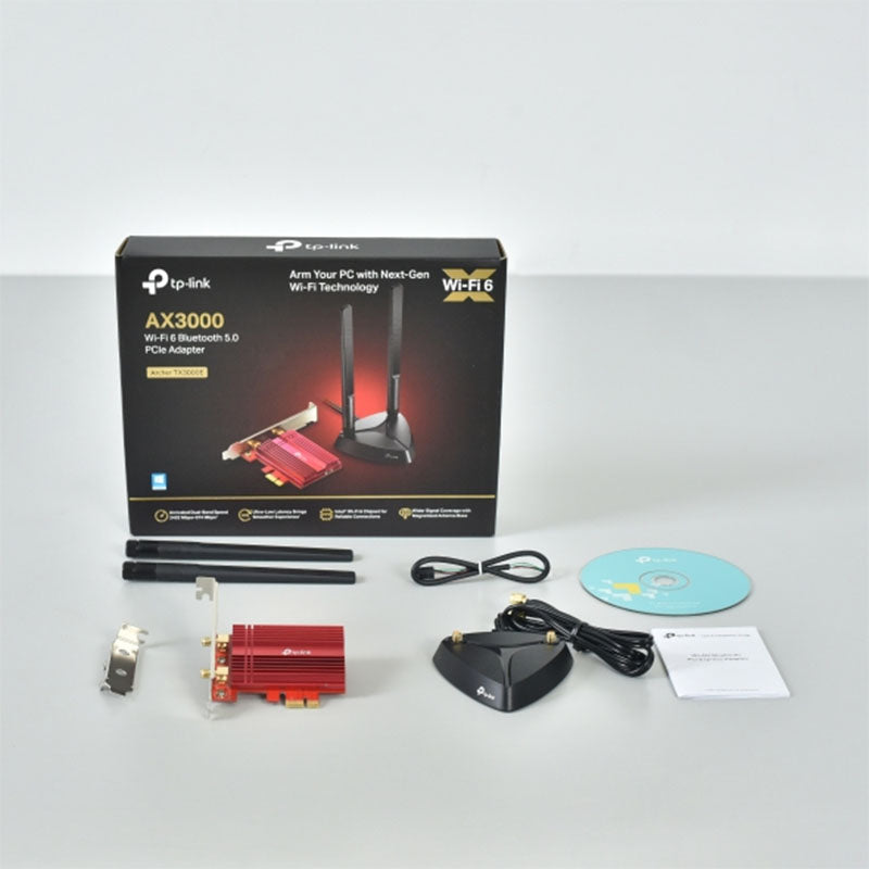 ARCHER TX3000E TP-Link AX3000 Wi-Fi 6 Bluetooth 5.0 PCIe Adapter By TP-LINK - Buy Now - AU $68.45 At The Tech Geeks Australia
