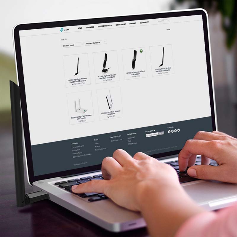 ARCHER T3U PLUS TP-Link AC1300 High Gain Wireless Dual Band USB Adapter By TP-LINK - Buy Now - AU $38.15 At The Tech Geeks Australia
