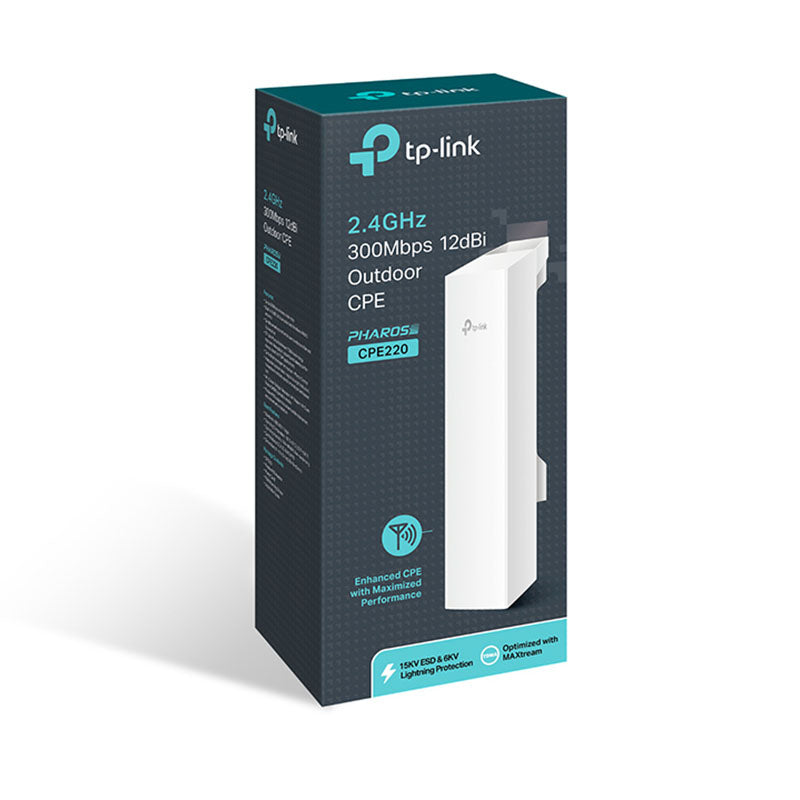 CPE220 TP-Link 2.4GHz 300Mbps 12dBi Outdoor CPE By TP-LINK - Buy Now - AU $84.91 At The Tech Geeks Australia