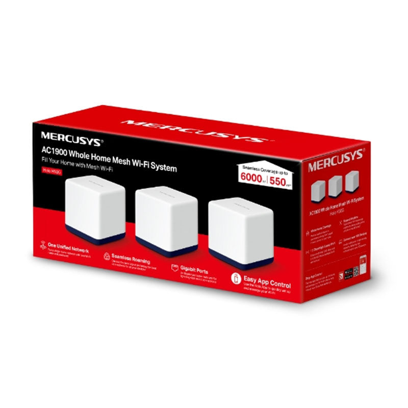 HALO H50G(3-PACK) Mercusys AC1900 Whole Home Mesh Wi-Fi System By TP-LINK - Buy Now - AU $125.46 At The Tech Geeks Australia