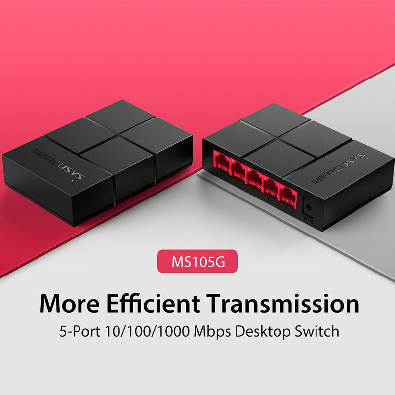 MS105G Mercusys 5-Port 10/100/1,000 Mbps Desktop Switch By TP-LINK - Buy Now - AU $14.28 At The Tech Geeks Australia