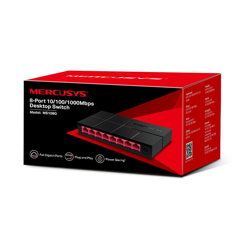 MS108G Mercusys 8-Port 10/100/1,000 Mbps Desktop Switch By TP-LINK - Buy Now - AU $24.42 At The Tech Geeks Australia