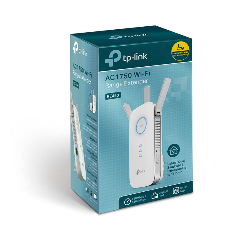 RE450 TP-Link AC1750 Wi-Fi Range Extender By TP-LINK - Buy Now - AU $85.89 At The Tech Geeks Australia