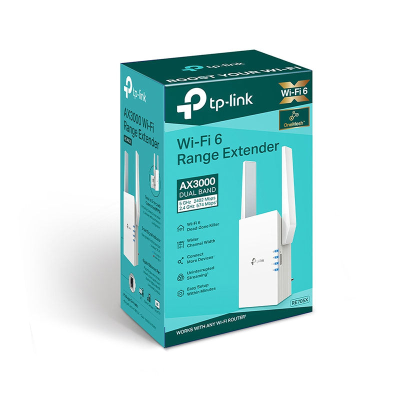 RE705X TP-Link AX3000 Mesh WiFi 6 Extender By TP-LINK - Buy Now - AU $129.17 At The Tech Geeks Australia