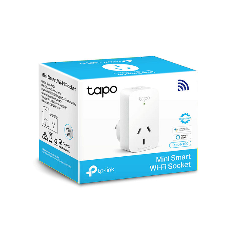 TAPO P100(1-PACK) TP-Link Mini Smart Wi-Fi Socket By TP-LINK - Buy Now - AU $18.97 At The Tech Geeks Australia