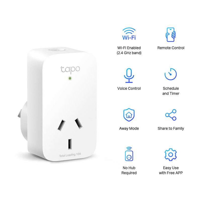 TAPO P100(1-PACK) TP-Link Mini Smart Wi-Fi Socket By TP-LINK - Buy Now - AU $18.97 At The Tech Geeks Australia
