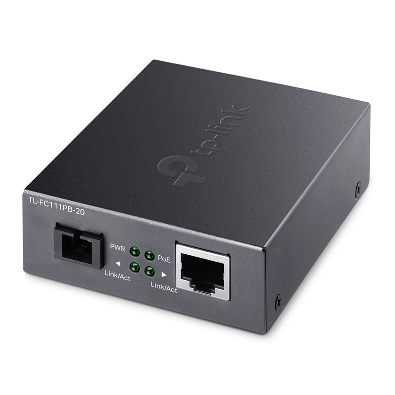 TL-FC111PB-20 TP-Link 10/100Mbps WDM Media Converter with 1-Port PoE By TP-LINK - Buy Now - AU $51.50 At The Tech Geeks Australia