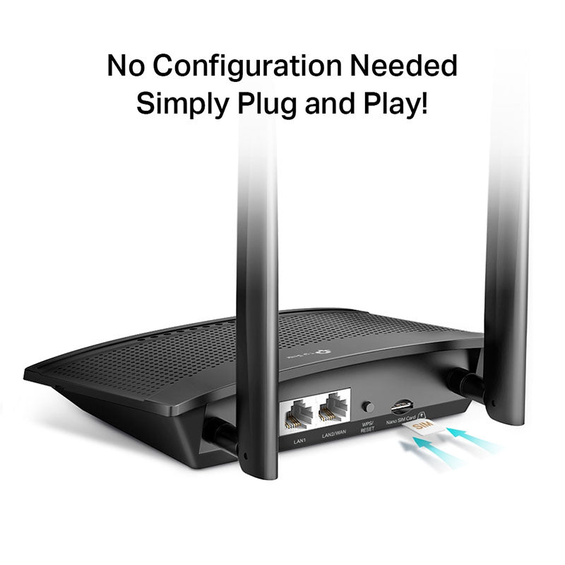 TL-MR100 TP-Link 300 Mbps Wireless N 4G LTE Router By TP-LINK - Buy Now - AU $85.89 At The Tech Geeks Australia
