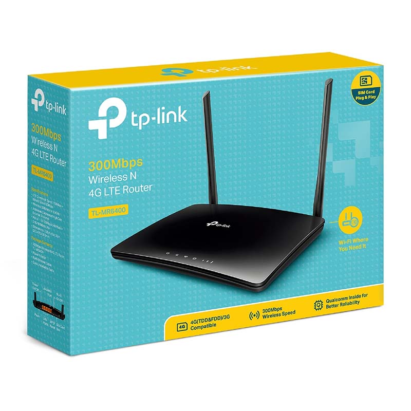 TL-MR6400 TP-Link 300 Mbps Wireless N 4G LTE Router By TP-LINK - Buy Now - AU $120.55 At The Tech Geeks Australia