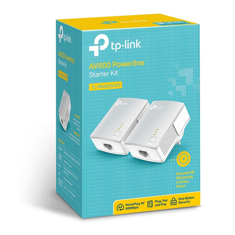 TL-PA4010KIT TP-Link AV600 Powerline Starter Kit By TP-LINK - Buy Now - AU $71.71 At The Tech Geeks Australia