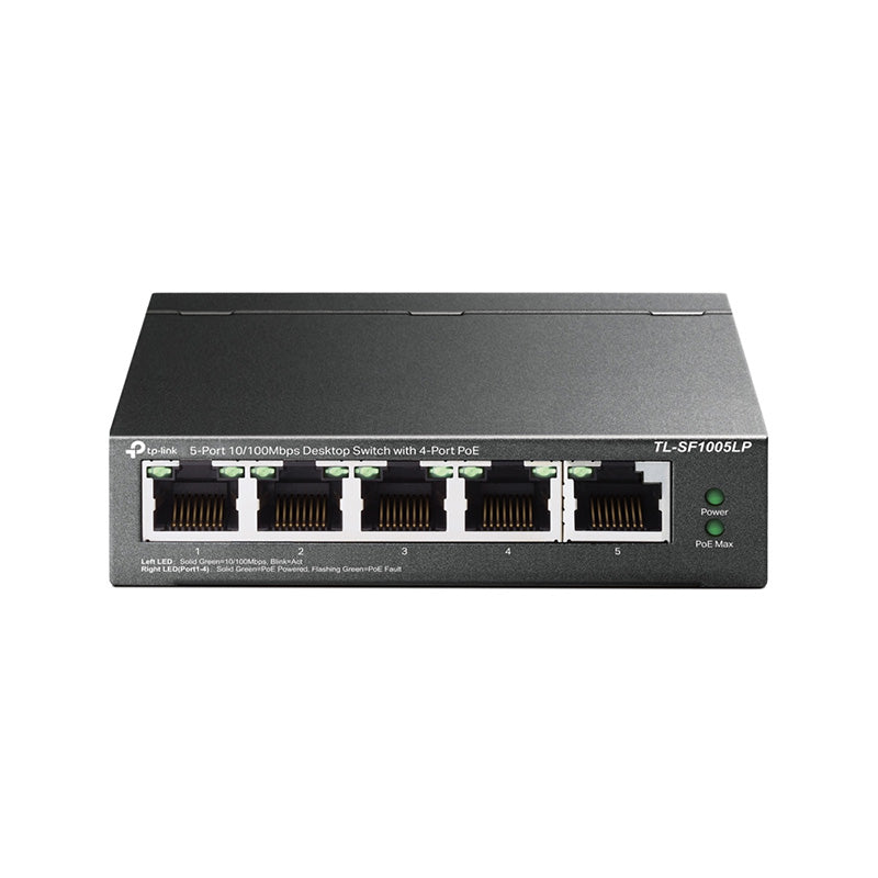 TL-SF1005LP TP-Link 5-Port 10/100Mbps Desktop Switch with 4-Port PoE By TP-LINK - Buy Now - AU $42.51 At The Tech Geeks Australia