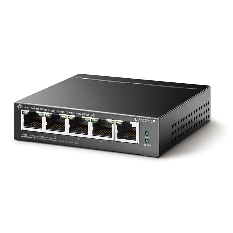 TL-SF1005LP TP-Link 5-Port 10/100Mbps Desktop Switch with 4-Port PoE By TP-LINK - Buy Now - AU $42.51 At The Tech Geeks Australia