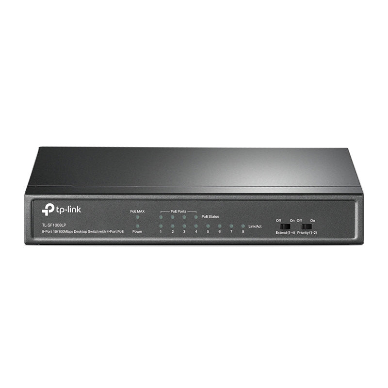 TL-SF1008LP TP-Link 8-Port 10/100Mbps Desktop Switch with 4-Port PoE By TP-LINK - Buy Now - AU $51.12 At The Tech Geeks Australia