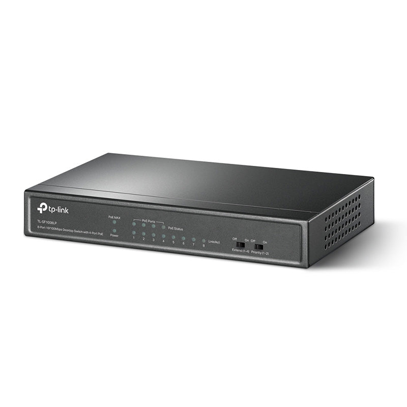 TL-SF1008LP TP-Link 8-Port 10/100Mbps Desktop Switch with 4-Port PoE By TP-LINK - Buy Now - AU $51.12 At The Tech Geeks Australia
