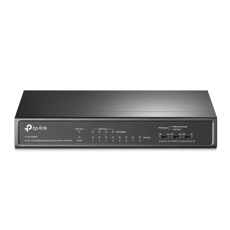 TL-SF1008P TP-Link 8-Port 10/100Mbps Desktop Switch 4-Port PoE By TP-LINK - Buy Now - AU $59.84 At The Tech Geeks Australia