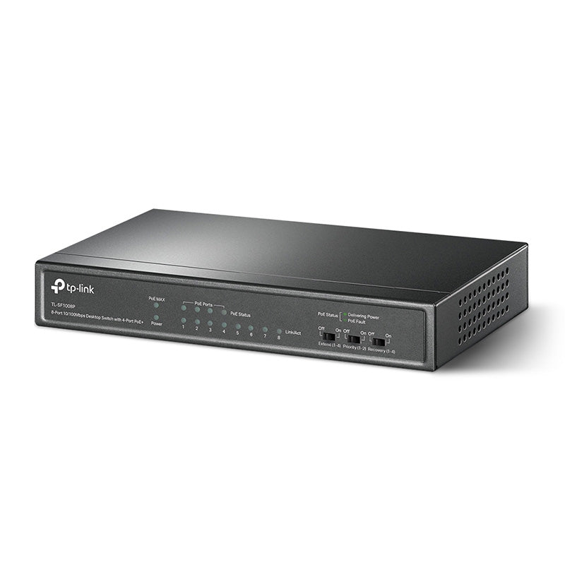 TL-SF1008P TP-Link 8-Port 10/100Mbps Desktop Switch 4-Port PoE By TP-LINK - Buy Now - AU $59.84 At The Tech Geeks Australia