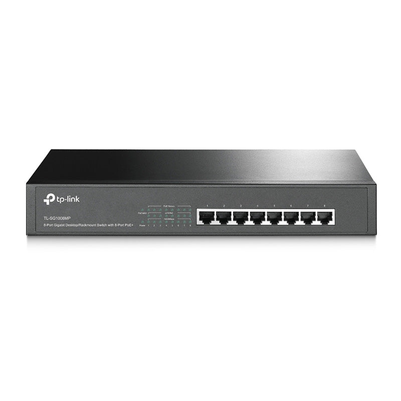 TL-SG1008MP TP-Link 8-Port Gigabit Desktop/Rackmount Switch with 8-Port PoE+ By TP-LINK - Buy Now - AU $146.50 At The Tech Geeks Australia