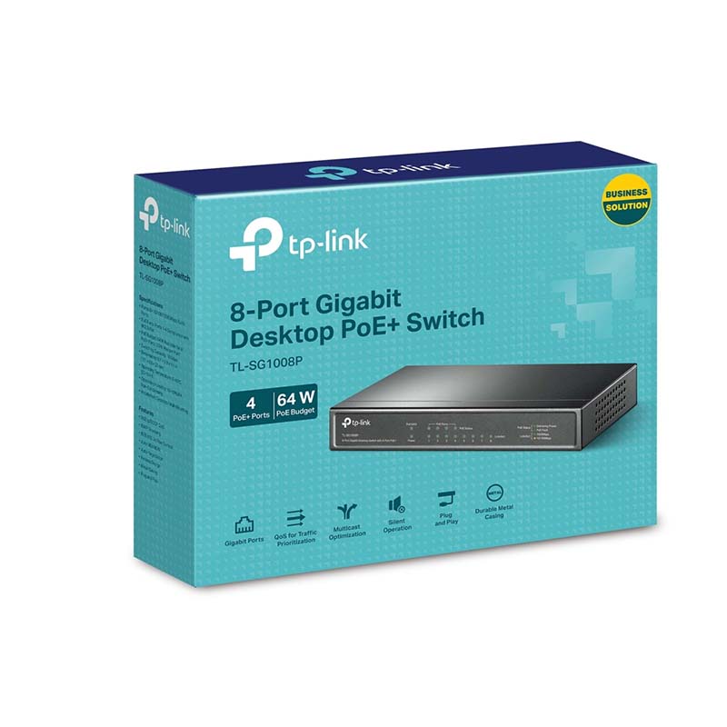 TL-SG1008P TP-Link 8-Port Gigabit Desktop Switch with 4-Port PoE By TP-LINK - Buy Now - AU $77.17 At The Tech Geeks Australia