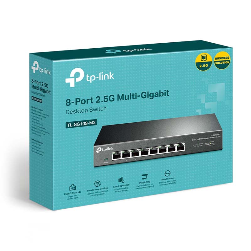 TL-SG108-M2 TP-Link 8-Port 2.5G Desktop Switch By TP-LINK - Buy Now - AU $85.89 At The Tech Geeks Australia