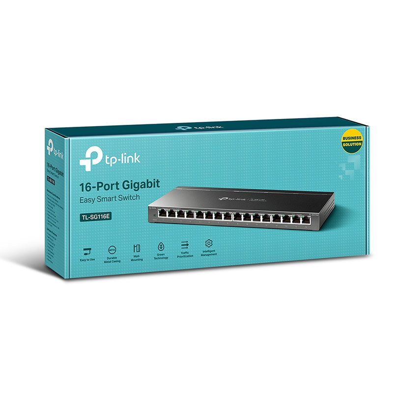 TL-SG116E TP-Link 16-Port Gigabit Easy Smart Switch By TP-LINK - Buy Now - AU $94.50 At The Tech Geeks Australia