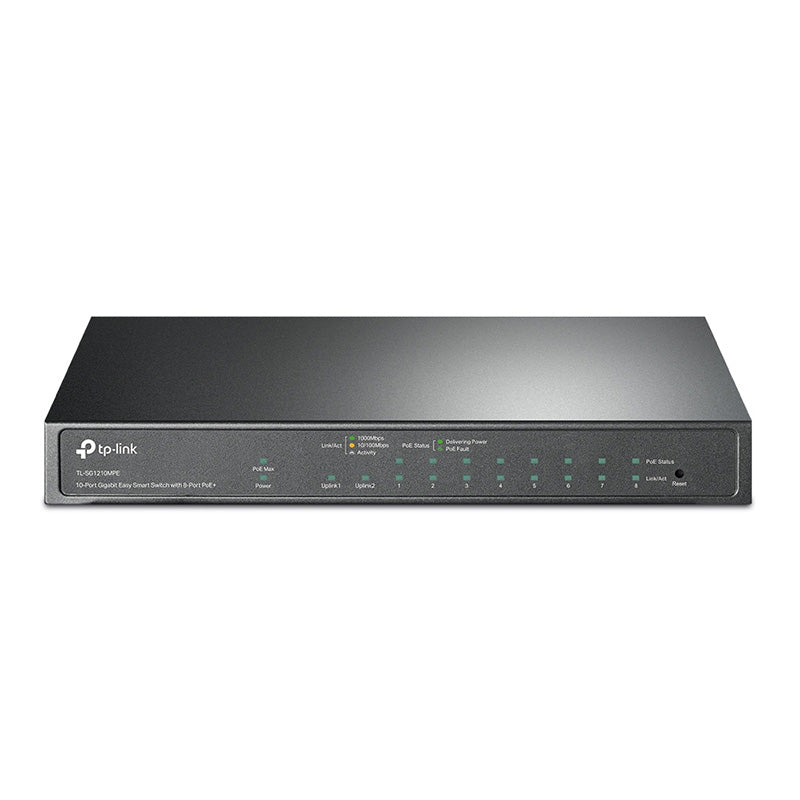 TL-SG1210MPE TP-Link 10-Port Gigabit Easy Smart Switch with 8-Port PoE+ By TP-LINK - Buy Now - AU $163.83 At The Tech Geeks Australia