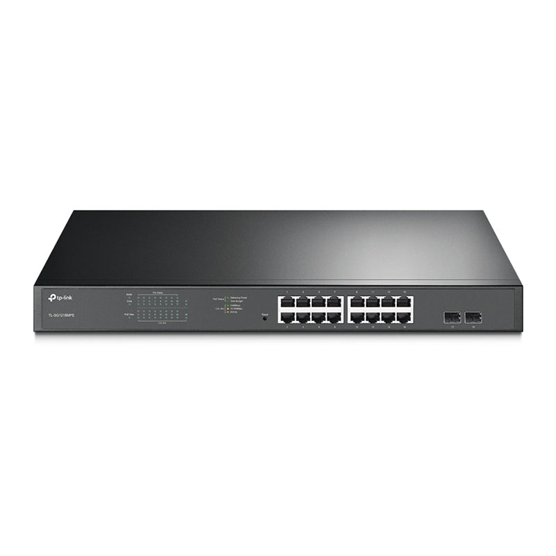 TL-SG1218MPE TP-Link 16-Port Gigabit Easy Smart PoE+ Switch with 2 SFP slots By TP-LINK - Buy Now - AU $285.25 At The Tech Geeks Australia