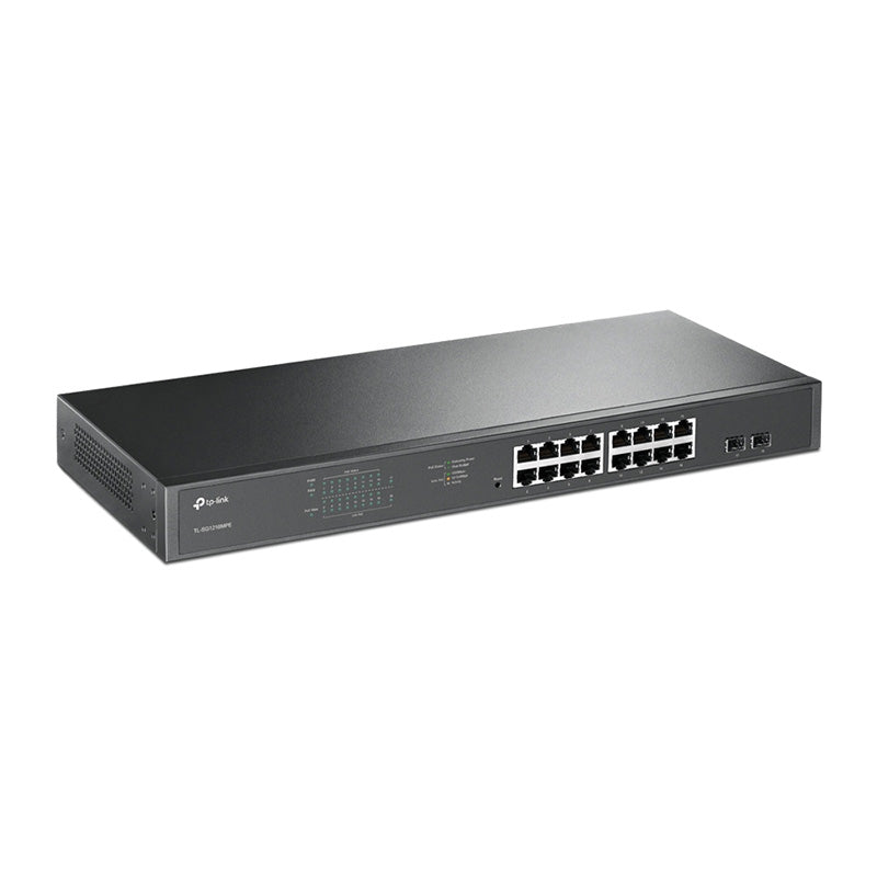 TL-SG1218MPE TP-Link 16-Port Gigabit Easy Smart PoE+ Switch with 2 SFP slots By TP-LINK - Buy Now - AU $285.25 At The Tech Geeks Australia