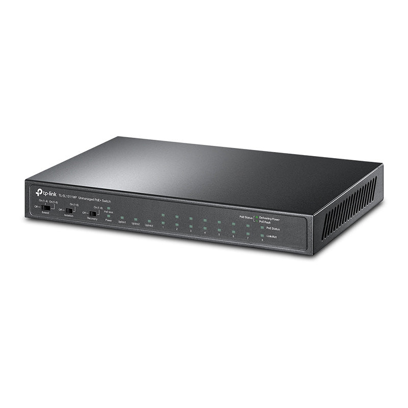 TL-SL1311MP TP-Link 8-Port 10/100Mbps + 3-Port Gigabit Desktop Switch with 8-Port PoE+ By TP-LINK - Buy Now - AU $129.17 At The Tech Geeks Australia