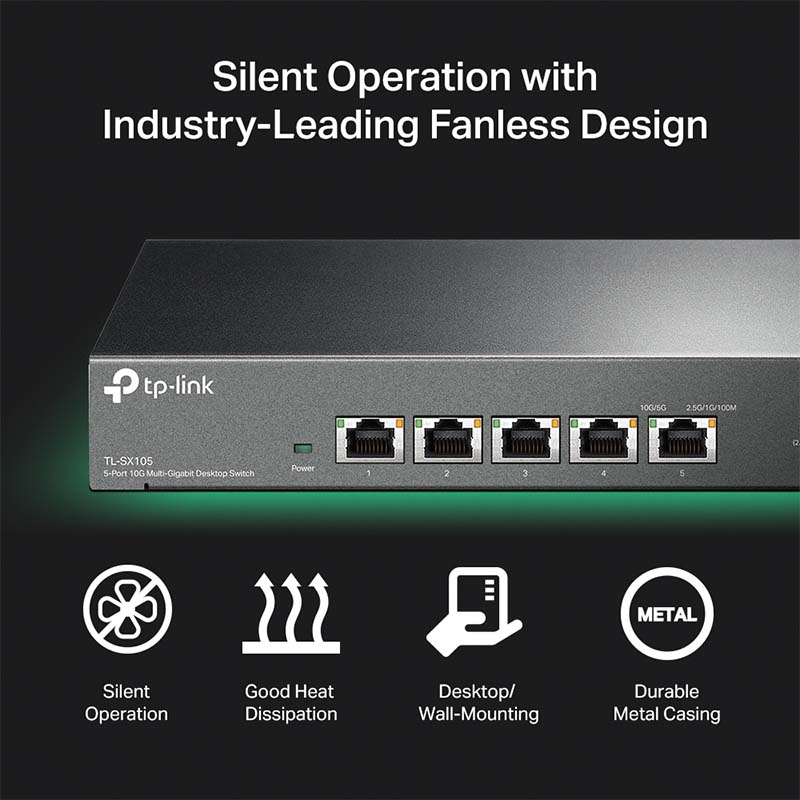 TL-SX105 TP-Link 5-Port 10G Desktop Switch By TP-LINK - Buy Now - AU $389.35 At The Tech Geeks Australia