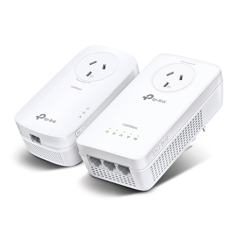 TL-WPA8631PKIT TP-Link AV1300 Gigabit Passthrough Powerline AC Wi-Fi Kit By TP-LINK - Buy Now - AU $248.40 At The Tech Geeks Australia