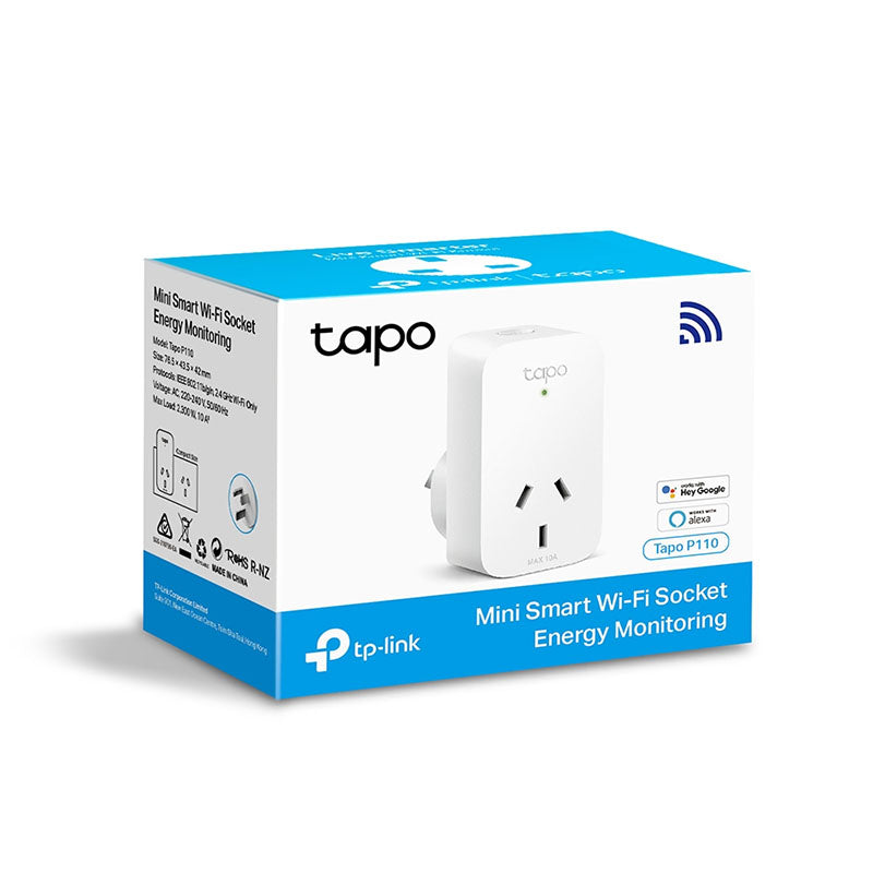 TAPO P110 TP-Link Mini Smart Wi-Fi Socket, Energy Monitoring By TP-LINK - Buy Now - AU $21.58 At The Tech Geeks Australia