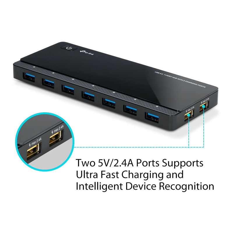 UH720 TP-Link USB 3.0 7-Port Hub with 2 Charging Ports By TP-LINK - Buy Now - AU $58.75 At The Tech Geeks Australia