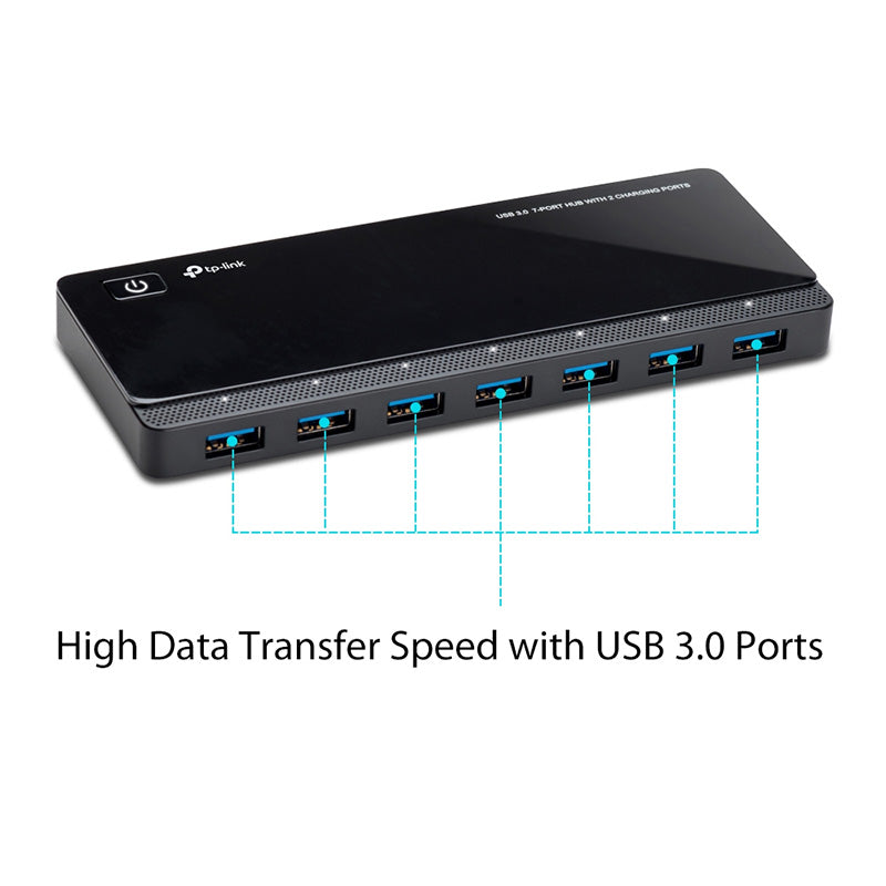 UH720 TP-Link USB 3.0 7-Port Hub with 2 Charging Ports By TP-LINK - Buy Now - AU $58.75 At The Tech Geeks Australia