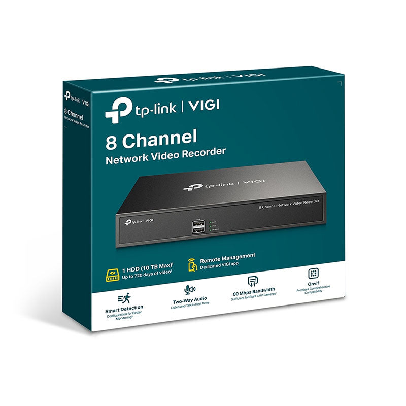 VIGI NVR1008H TP-Link VIGI 8 Channel Network Video Recorder By TP-LINK - Buy Now - AU $108.67 At The Tech Geeks Australia