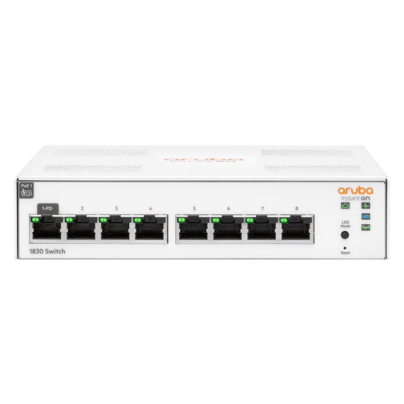 JL810A Aruba Instant On 8-Port 1830 Series Smart Managed Desktop Gigabit Switch By HP ENTERPRISE - Buy Now - AU $159.83 At The Tech Geeks Australia