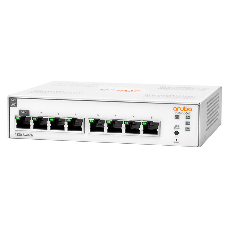JL810A Aruba Instant On 8-Port 1830 Series Smart Managed Desktop Gigabit Switch By HP ENTERPRISE - Buy Now - AU $159.83 At The Tech Geeks Australia