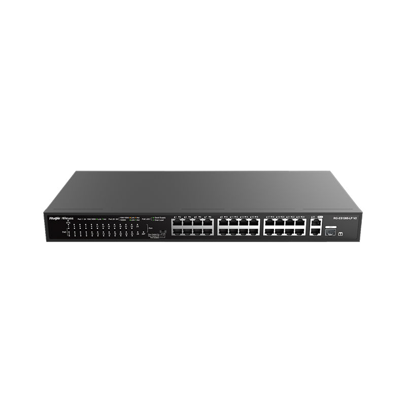RG-ES126S-LP V2 Ruijie Reyee 24 Port 100Mb/s Switch By Ruijie - Buy Now - AU $363 At The Tech Geeks Australia