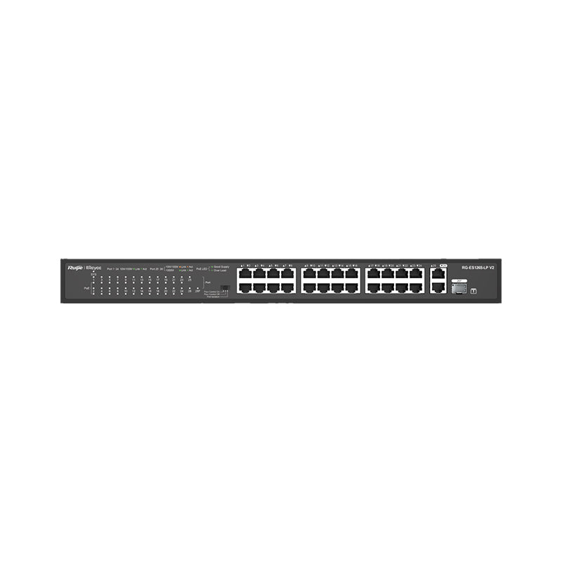 RG-ES126S-LP V2 Ruijie Reyee 24 Port 100Mb/s Switch By Ruijie - Buy Now - AU $363 At The Tech Geeks Australia