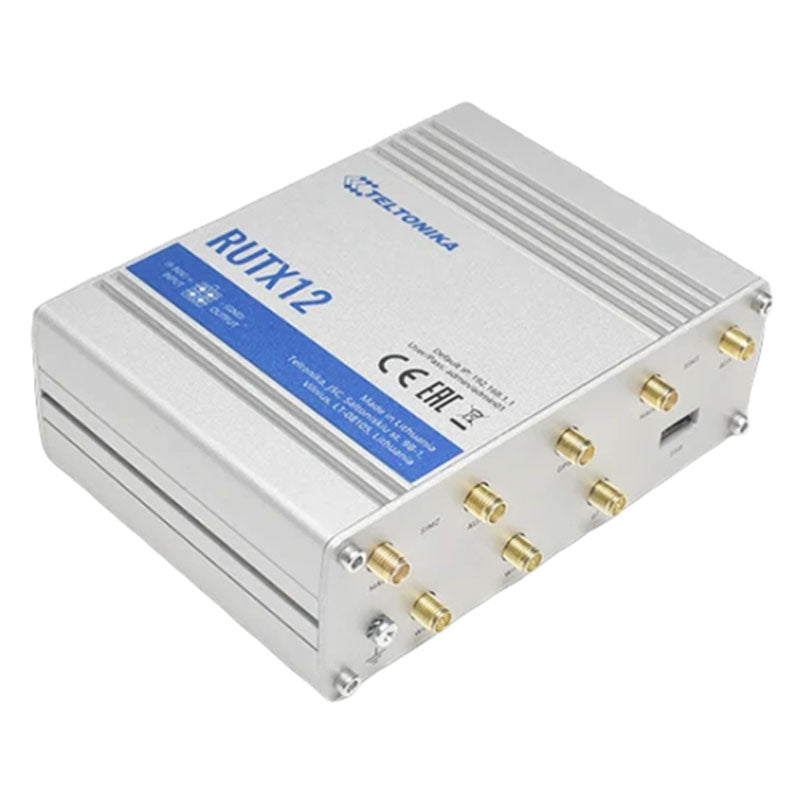 RUTX12 Teltonika Dual LTE CAT6 Industrial Cellular Router By Teltonika - Buy Now - AU $808.64 At The Tech Geeks Australia