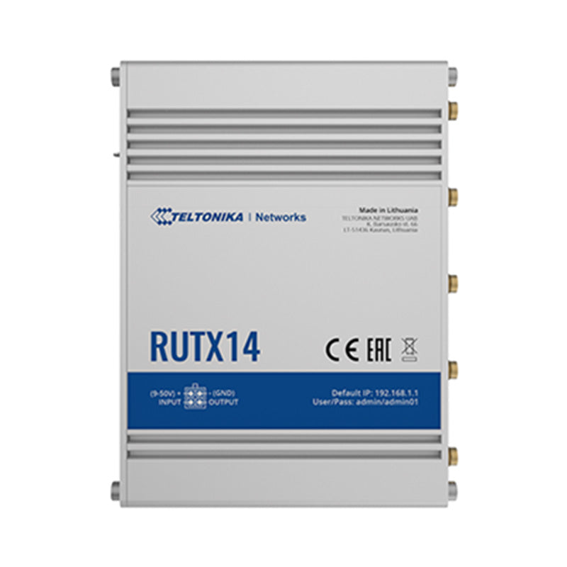 RUTX14000300 Teltonika 4G LTE CAT12 Industrial Cellular Router By Teltonika - Buy Now - AU $752.64 At The Tech Geeks Australia