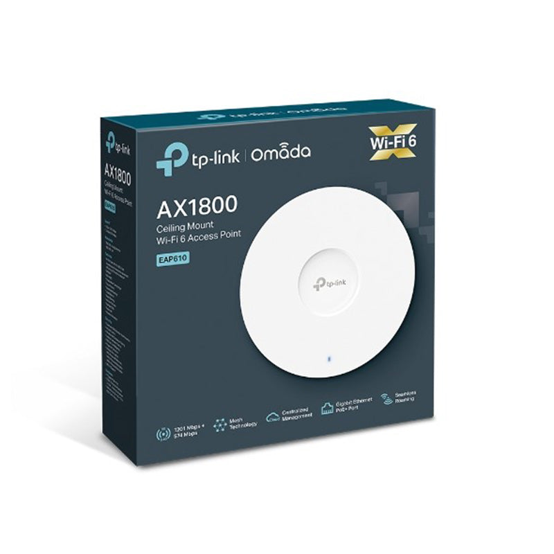 EAP610 TP-Link AX1800 Ceiling Mount WiFi6 Access Point By TP-LINK - Buy Now - AU $136.25 At The Tech Geeks Australia
