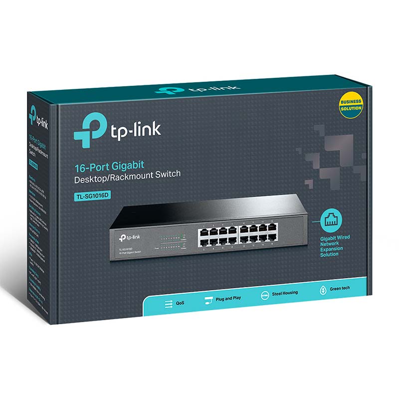 TL-SG1016D TP-Link 16-Port Gigabit Desktop/Rackmount Switch By TP-LINK - Buy Now - AU $94.50 At The Tech Geeks Australia