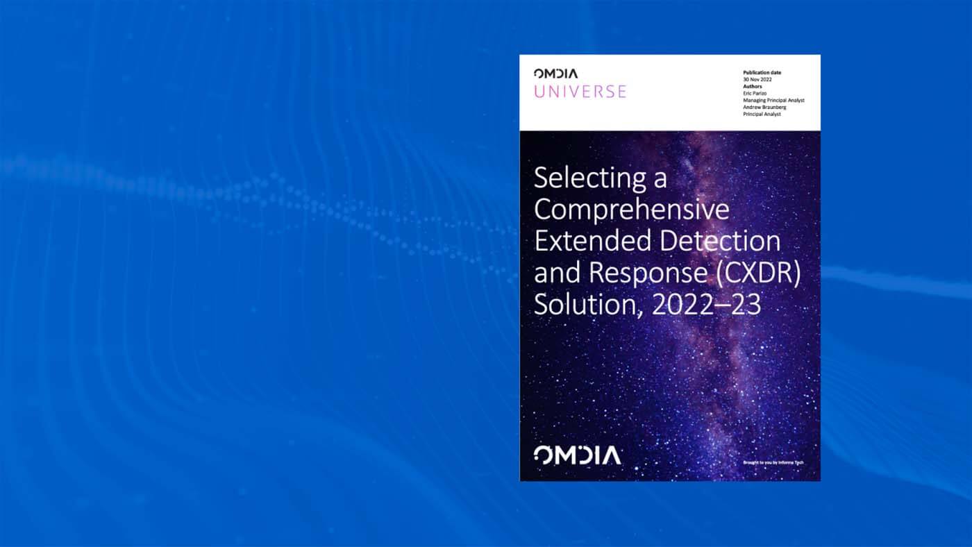 Sophos in the Omdia Universe for Comprehensive XDR