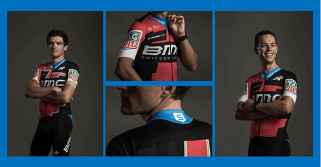 Sophos rides to the front of the peloton with the BMC Racing Team